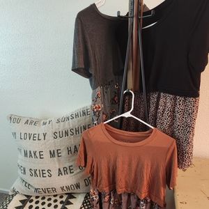 Latched Mama Babydoll shirt trio